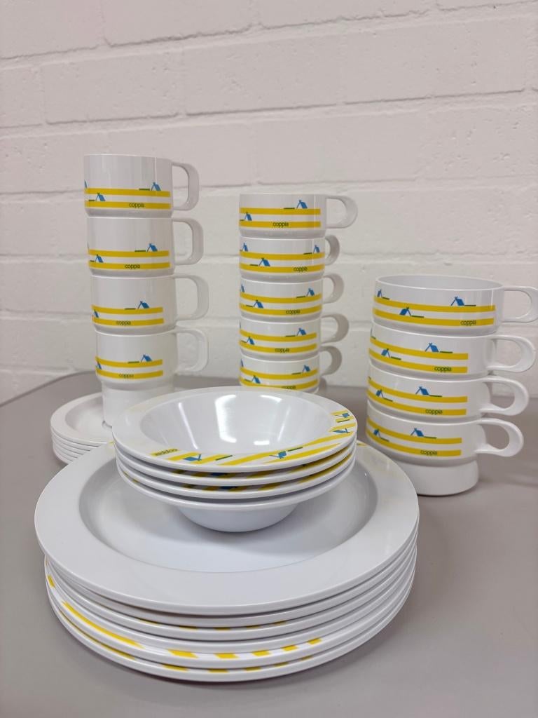 Coppia camping servies, Caravans en Kamperen, Kampeeraccessoires, Ophalen