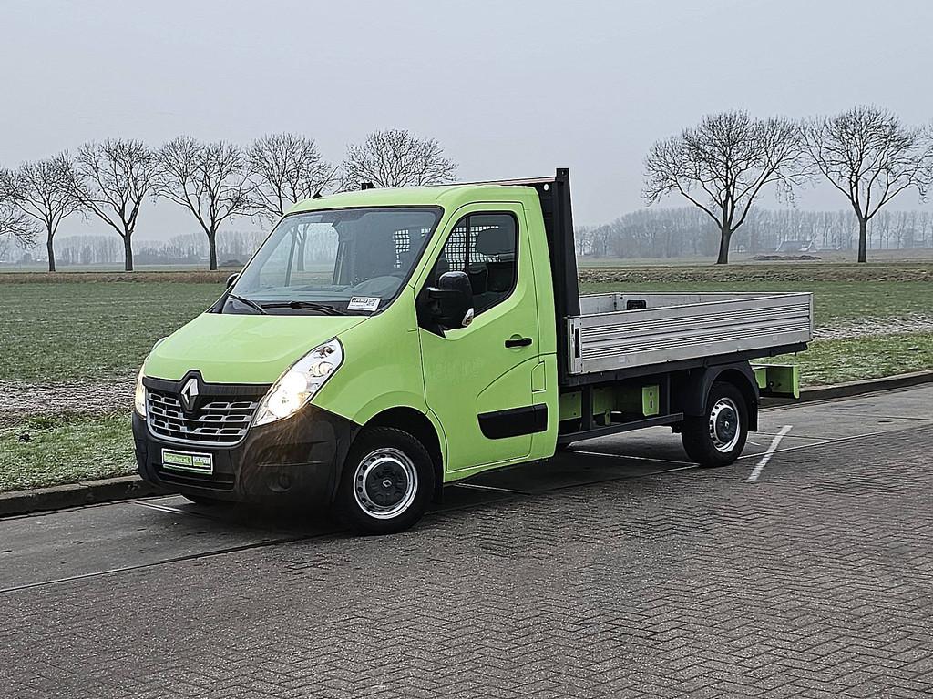 Renault Master T35 2.3 dCi L2 open laadbak, airco, navi, 123, Stof, Gebruikt, Euro 6, 4 cilinders