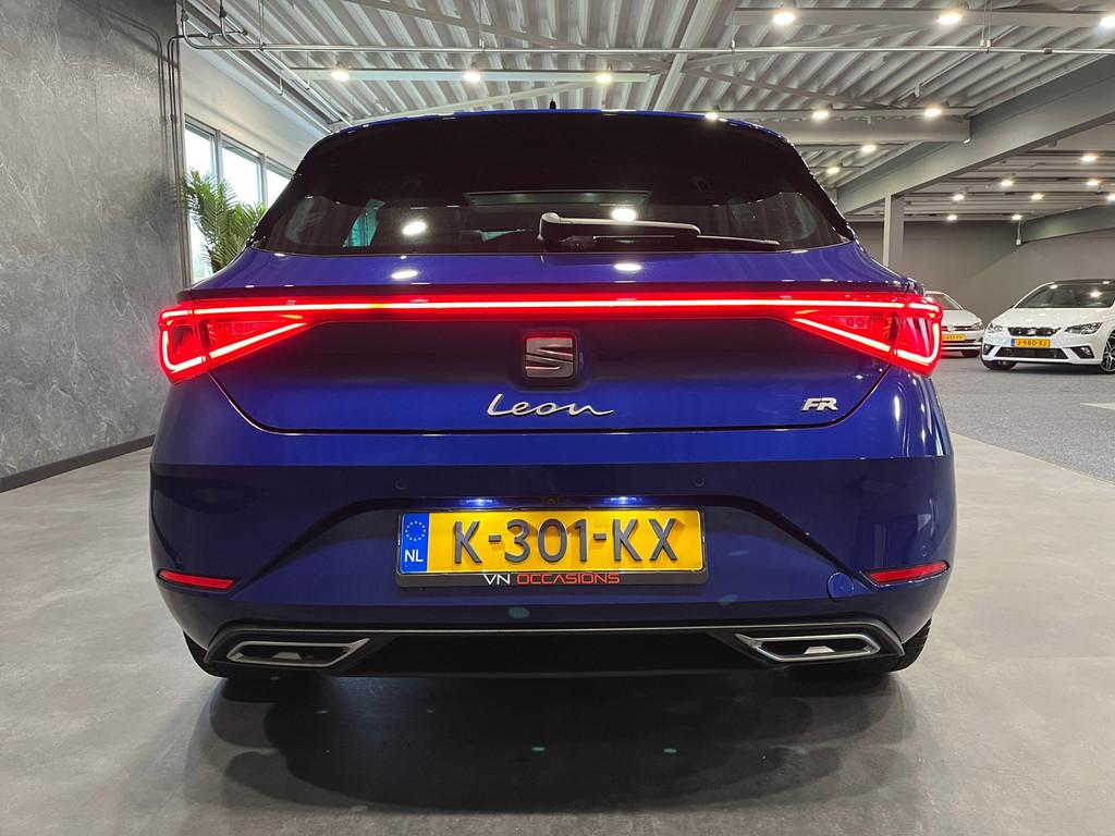 Seat Leon 1.5 eTSI FR DSG AUTOMAAT FULL OPTION NL AUTO, 4 cilinders, 150 pk, Leder en Stof, Origineel Nederlands
