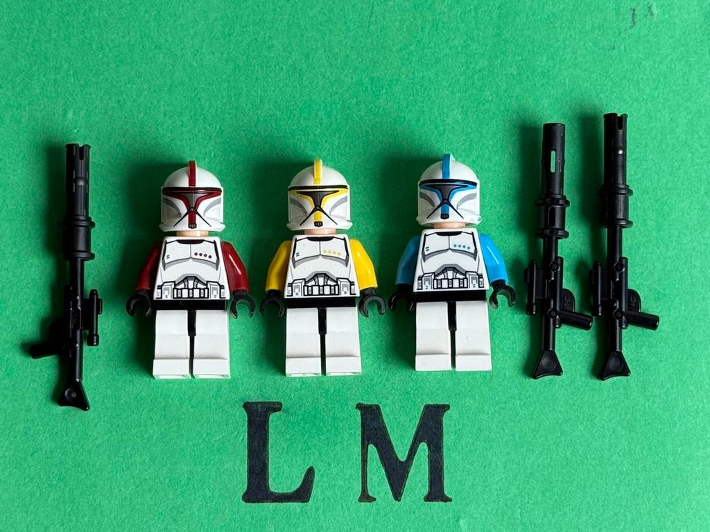 Lego Star Wars sw0492 sw0481 sw0502 Clone Trooper Captain SW, Star Wars, Lego, Ophalen of Verzenden, Zo goed als nieuw