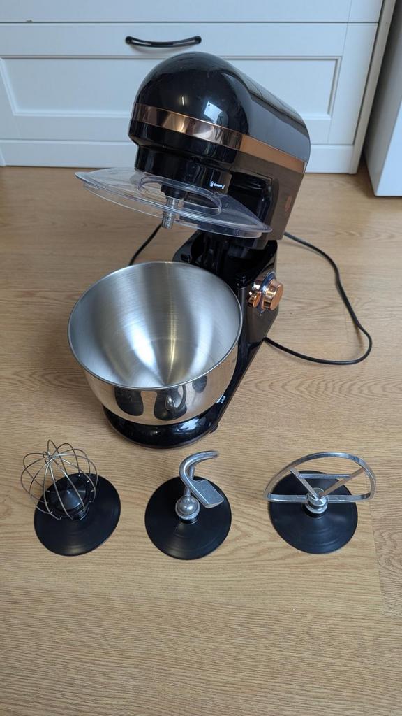 Berlinger Haus Keukenmachine Black Rose – Goede Staat, 4 liter of meer, Ophalen, Zo goed als nieuw, 3 snelheden of meer