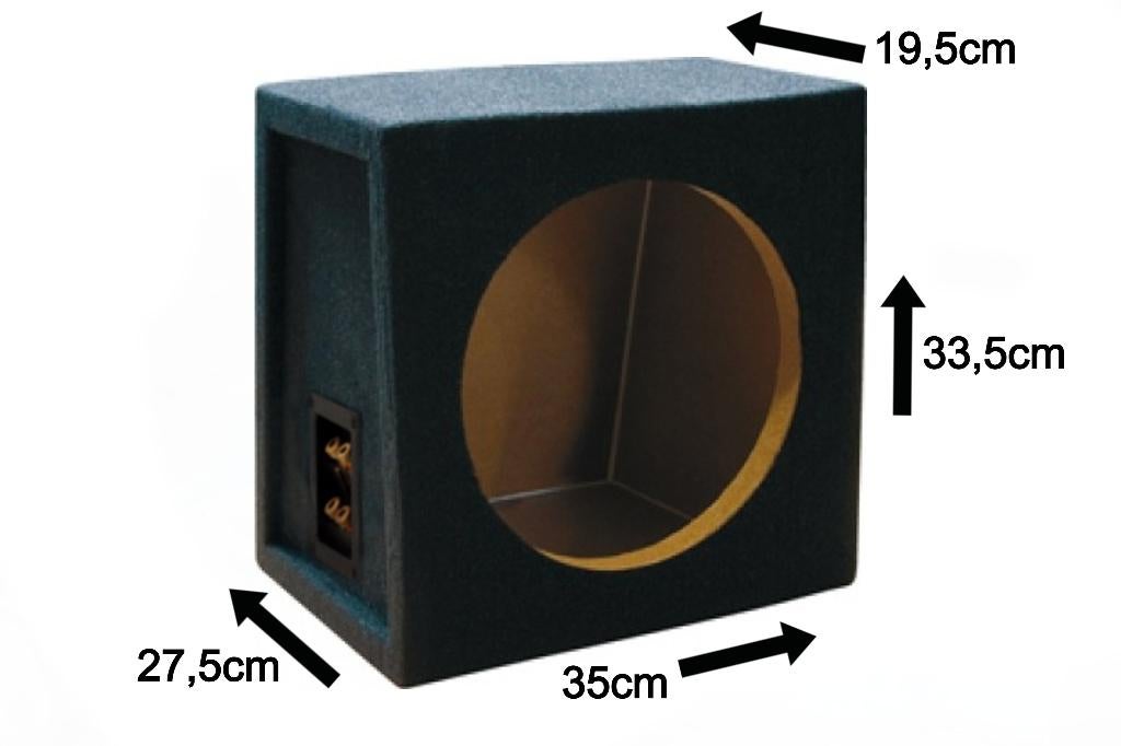 16 Liter 10'' Inch Subwoofer Kist Necom NE1010.2, ., Nieuw, Ophalen of Verzenden, .