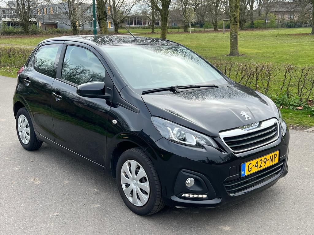Peugeot 108 1.0 E-vti 72pk 5D Bj.2019 Zwart 32.000 km NW APK, Auto's, 4 stoelen, Zwart, Origineel Nederlands, Handgeschakeld