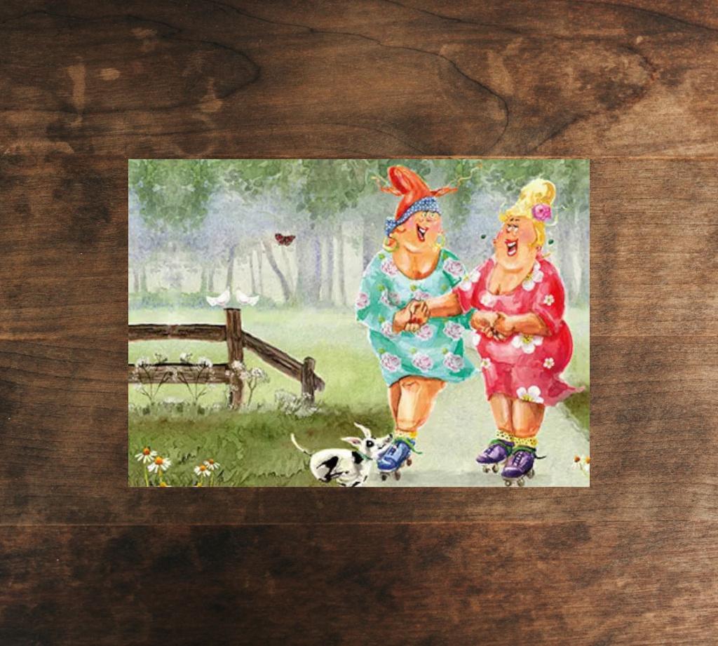 Ingrid Berendsen A6 ansichtkaart, Ophalen of Verzenden, 1980 tot heden, Ongelopen, Overige thema's