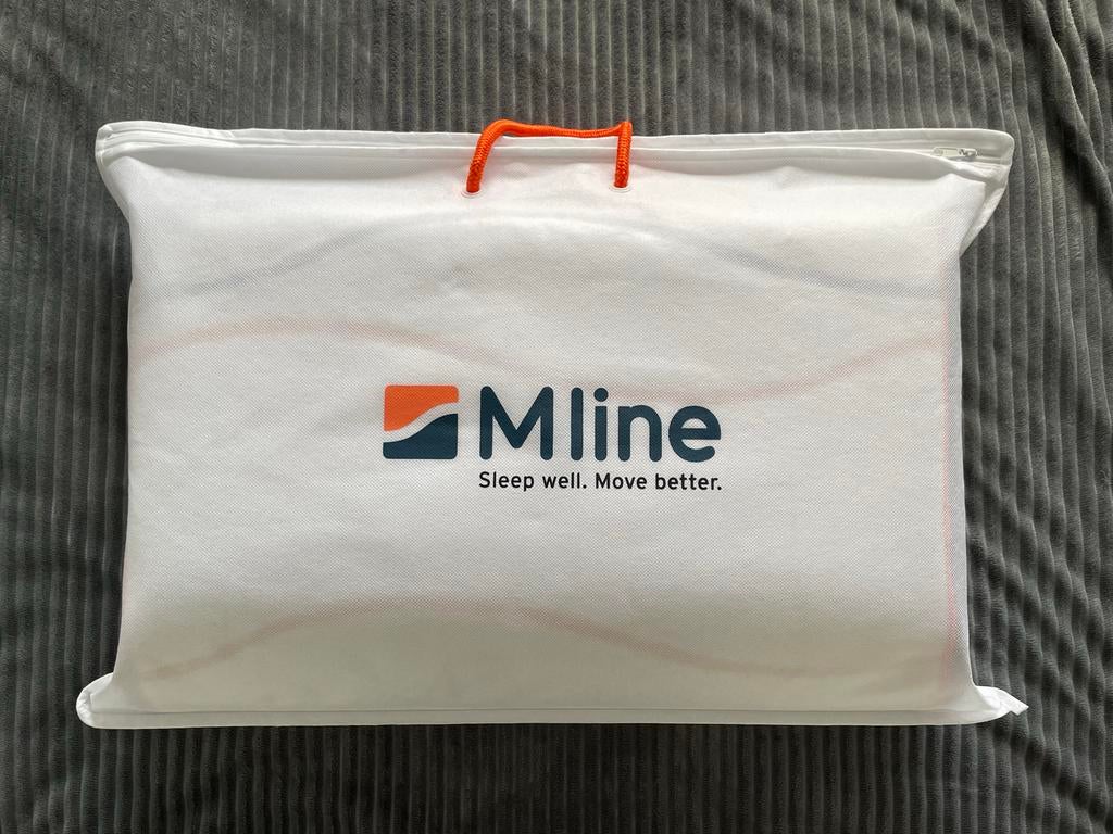 M line Wave Pillow - Ergonomisch Neksteun Kussen, Ophalen, Eenpersoons, Wit, Nieuw