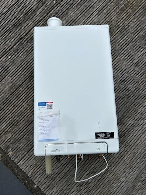 Intergas combi verwarmingsketel, Ophalen, 30 tot 80 cm, Gebruikt, Hoog rendement (Hr)