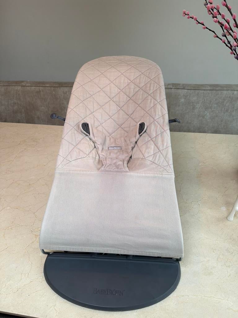 BabyBjörn wipstoel beige, Kinderen en Baby's, Overige merken, Gebruikt, Wipstoel, Ophalen of Verzenden