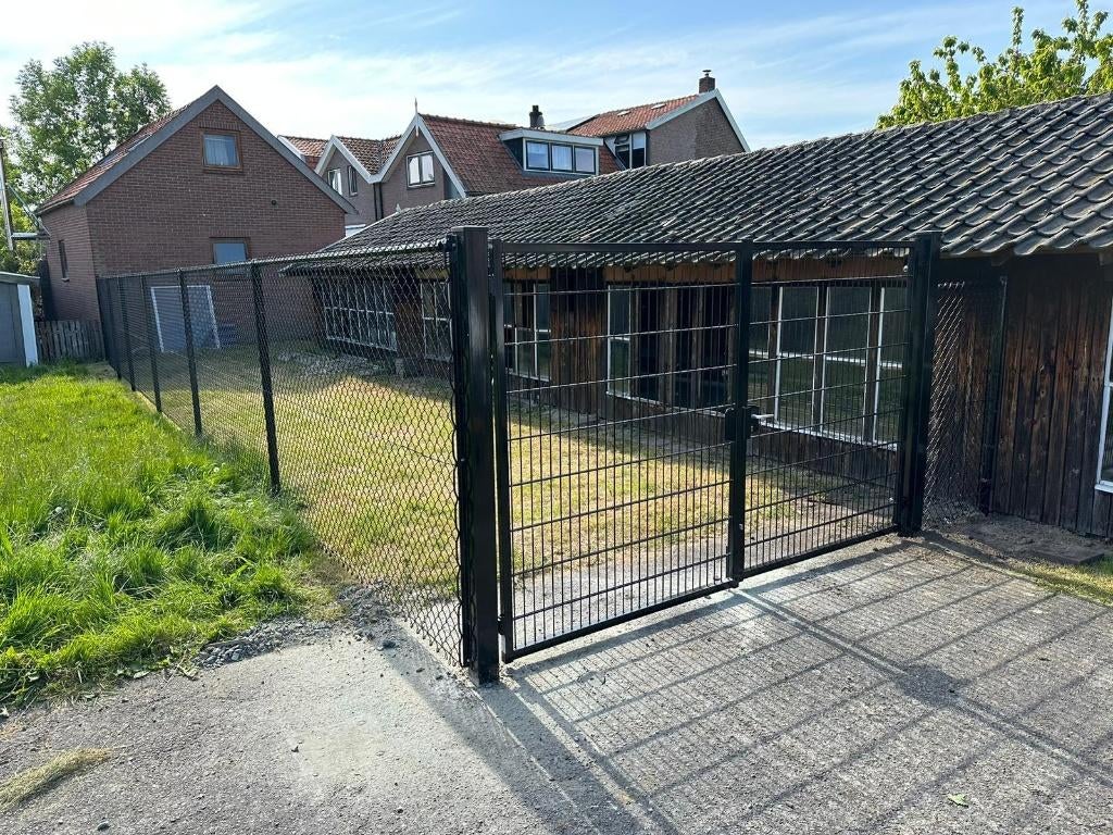 PRO Dubbele poorten NIEUW 180 cm Hoog COMPLEET, Ophalen, Nieuw, 150 tot 200 cm, IJzer