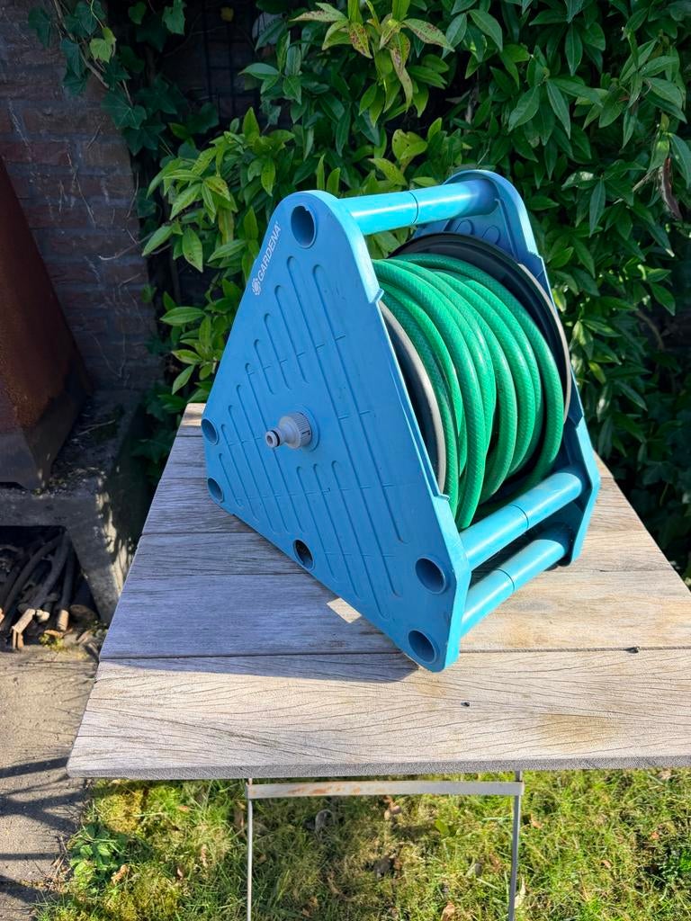 Gardena slanghaspel, Tuin en Terras, Tuinslangen, Ophalen, Gebruikt, Tuinslanghaspel