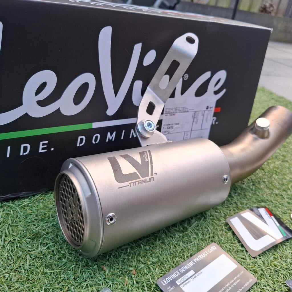 Leovince SBK Lv corsa S titanium Kawasaki ZX6R, Ophalen of Verzenden, Nieuw