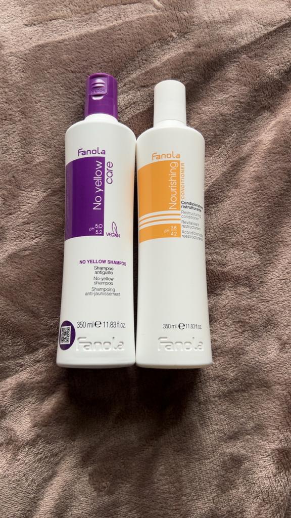 Fanola No Yellow Shampoo & Nourishing Conditioner, Sieraden, Tassen en Uiterlijk, Uiterlijk | Haarverzorging, C, Nieuw, Shampoo of Conditioner