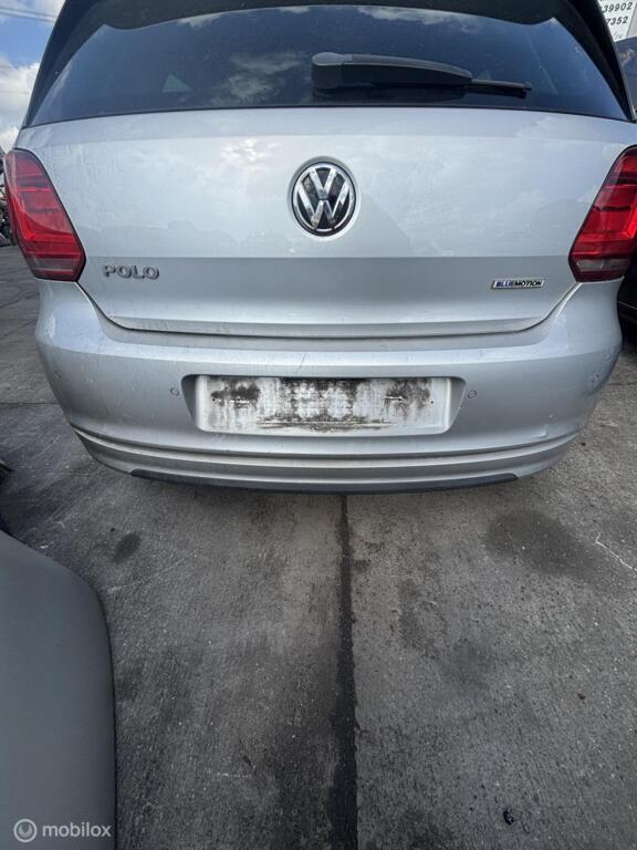 Achterbumper Volkswagen Polo 6R ('09-'14), Auto-onderdelen, Carrosserie en Plaatwerk, Bumper, Volkswagen, Achter, Gebruikt, Ophalen of Verzenden
