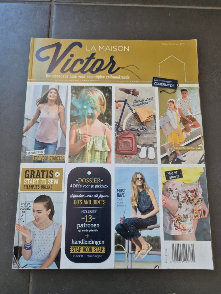 La Maison Victor Zomermode 2015 - Naaipatronen, Ophalen of Verzenden