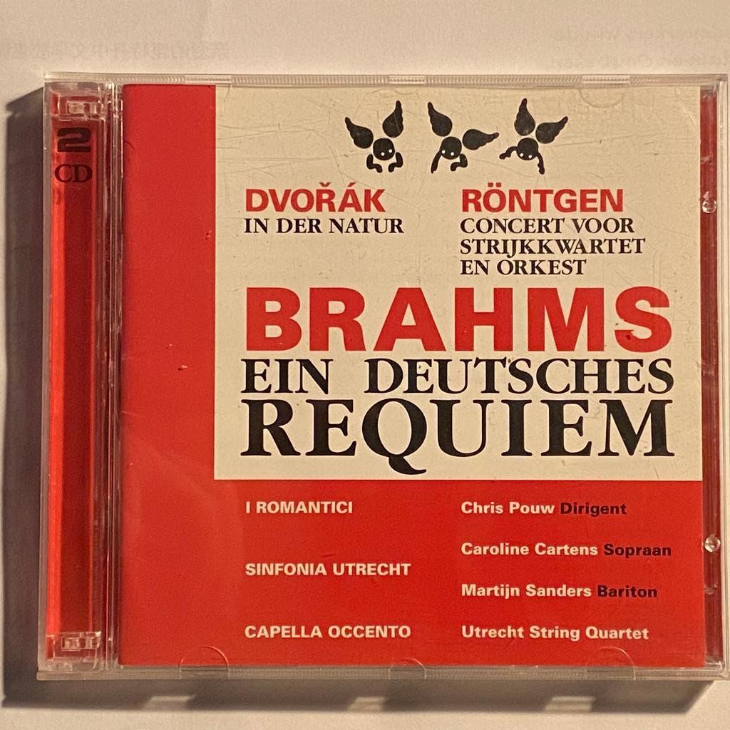 RONTGEN Strijkkwartet Dvorak In Natur & Brahms Requiem 2cd, Verzenden, Romantiek, Gebruikt, Orkest of Ballet