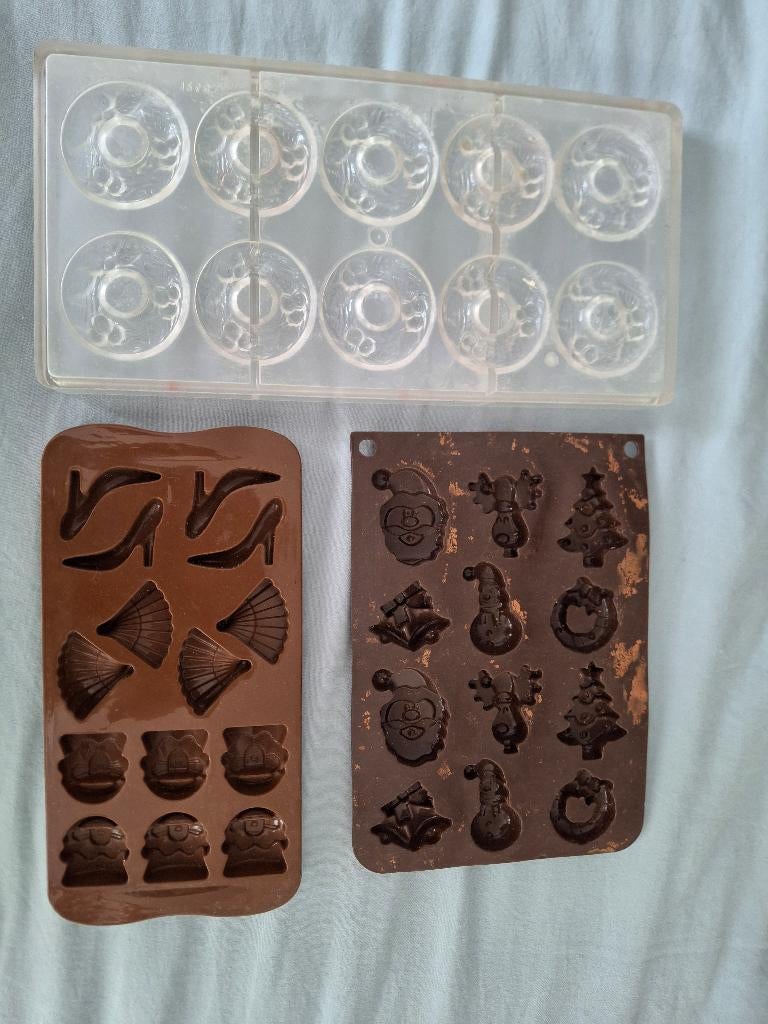 Chocolade vormen, Ophalen of Verzenden, Gebruikt, Taarten of Cupcakes, Overige typen