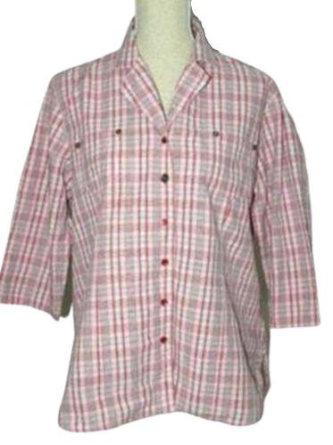 Blue Willi's geruite blouse, shirt, roze, Mt. XXL, Kleding | Dames, Verzenden, Blue Willi's, Maat 46/48 (XL) of groter, Zo goed als nieuw