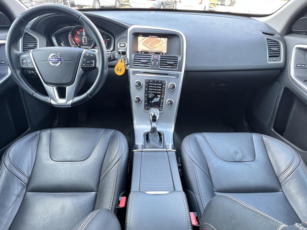 Volvo XC60 2.0 D4 190 PK FWD AUTOMAAT Summum Navigatie Trekh, 1969 cc, Zwart, Leder, Bedrijf