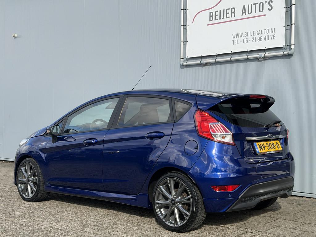 Ford Fiesta 1.0 EcoBoost ST Line Navigatie/Camera/17inch., Voorwielaandrijving, Euro 6, Blauw, 23 km/l