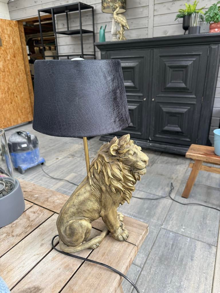 Tafellamp, Huis en Inrichting, Lampen | Tafellampen, Ophalen, Gebruikt, Stof, Minder dan 50 cm