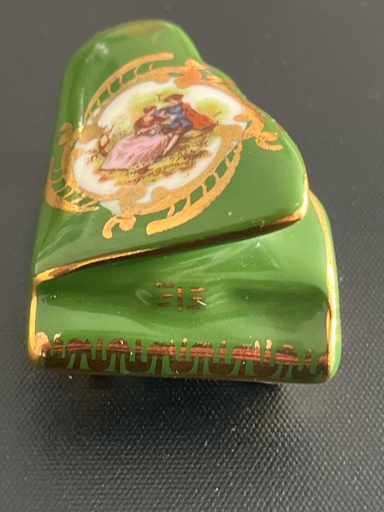 Unieke Franse Porseleinen piano, Ophalen of Verzenden