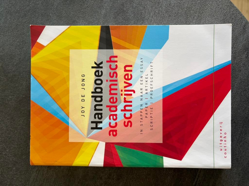 Handboek academisch schrijven, Ophalen of Verzenden, Zo goed als nieuw, Overige uitgevers, Nederlands