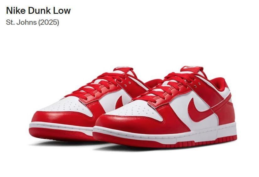 Nike Dunk Low SP 'St. John's' 2025 sneakers NIEUW, Overige kleuren, Nike, Nieuw, Ophalen of Verzenden