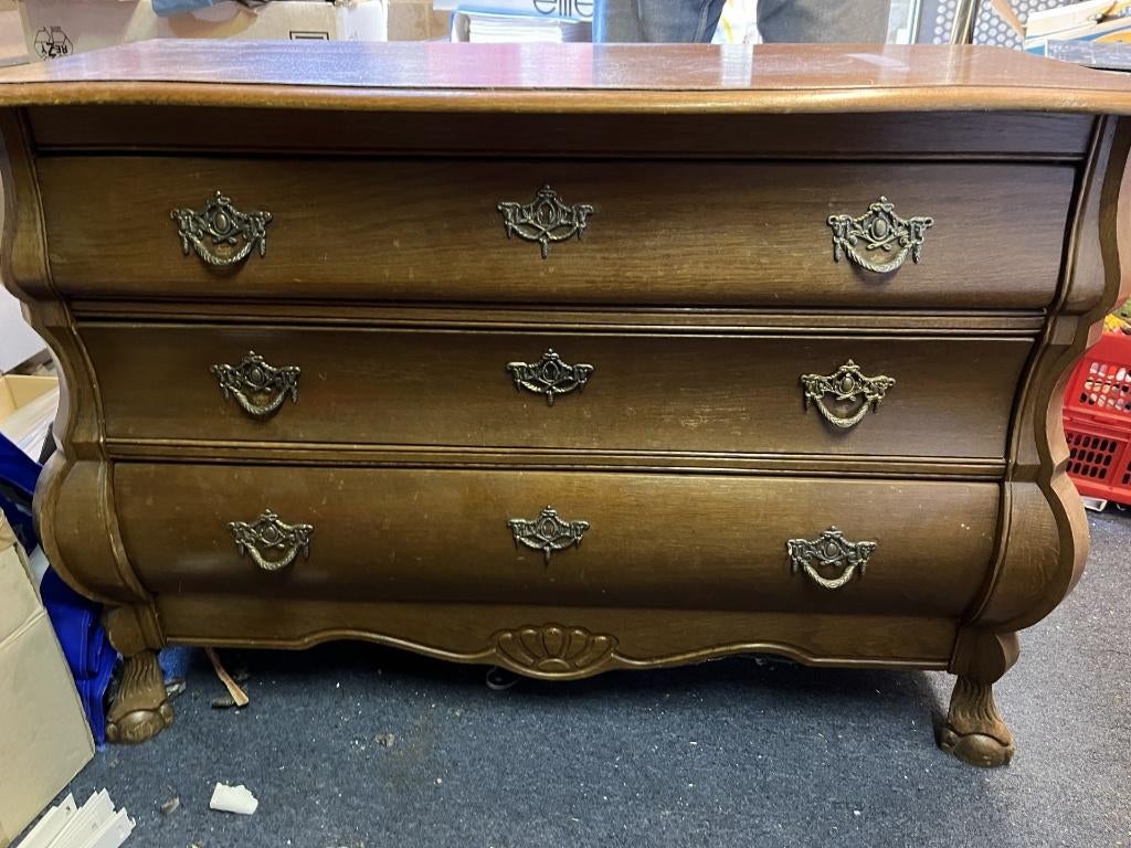 Buikkastje, Huis en Inrichting, Kasten | Ladekasten, Ophalen, Gebruikt, Eikenhout, 50 tot 100 cm