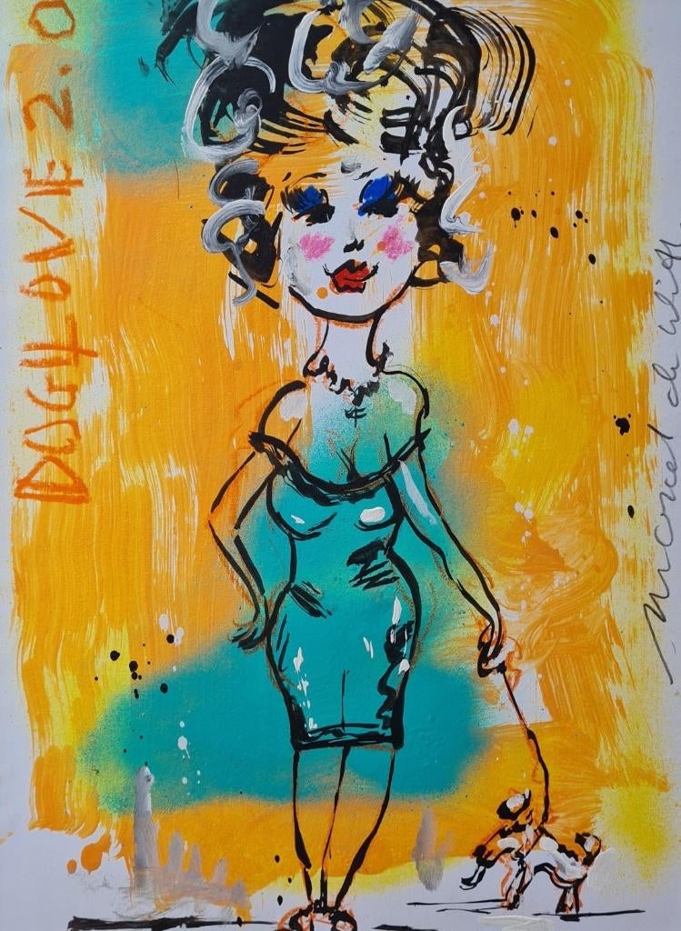 Schilderij Marcel de With, Antiek en Kunst, Kunst | Schilderijen | Klassiek, Ophalen of Verzenden