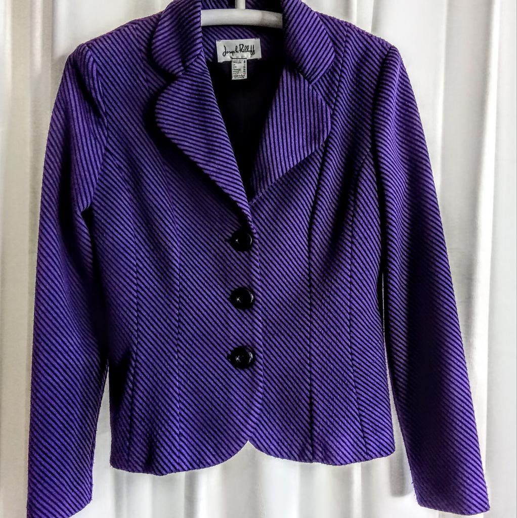 Prachtig paars jasje van Joseph Ribkoff - Maat 36, Paars, Joseph Ribkoff, Ophalen of Verzenden, Zo goed als nieuw