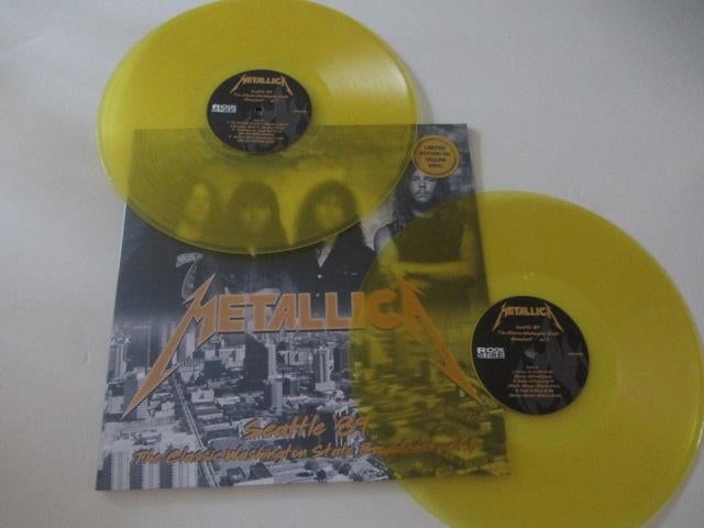 Metallica 2 LP Seattle 1989 {Geel Vinyl }, Cd's en Dvd's, Vinyl | Hardrock en Metal, Ophalen of Verzenden, Nieuw in verpakking