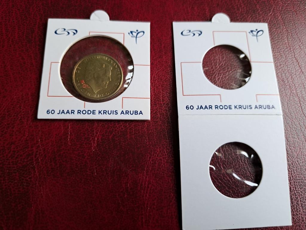 ZELDZAAM FOUT Formaat Munthouder 5 Florin Rode Kruis 2014, Ophalen of Verzenden, Overige waardes