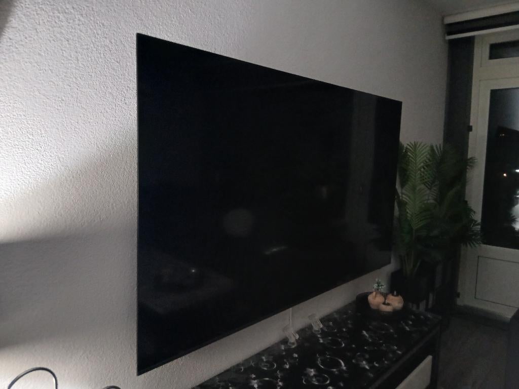 TV Samsung 75 inch met ( zwarte beld ), Ophalen, Gebruikt, 50 Hz, Samsung