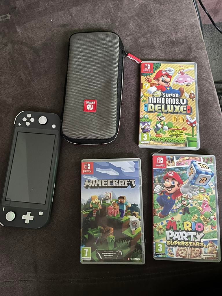 Nintendo Switch Lite, Grijs, Ophalen of Verzenden, Grijs, Zo goed als nieuw