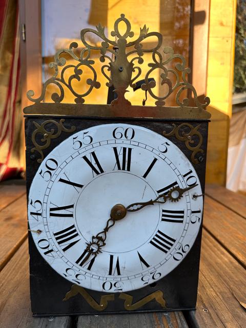 18e eeuwse comtoise - schotelplaat met hekje, Ophalen of Verzenden