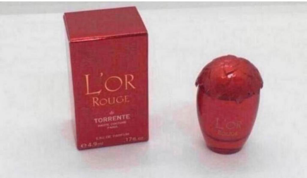 Zeldzaam miniatuur L’or rouge Torrente 4,9 ml eau de parfum, Ophalen of Verzenden, Nieuw, Miniatuur, Gevuld