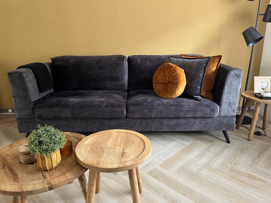 3 zitsbank, Ophalen, Minder dan 75 cm, Driepersoons, Zo goed als nieuw