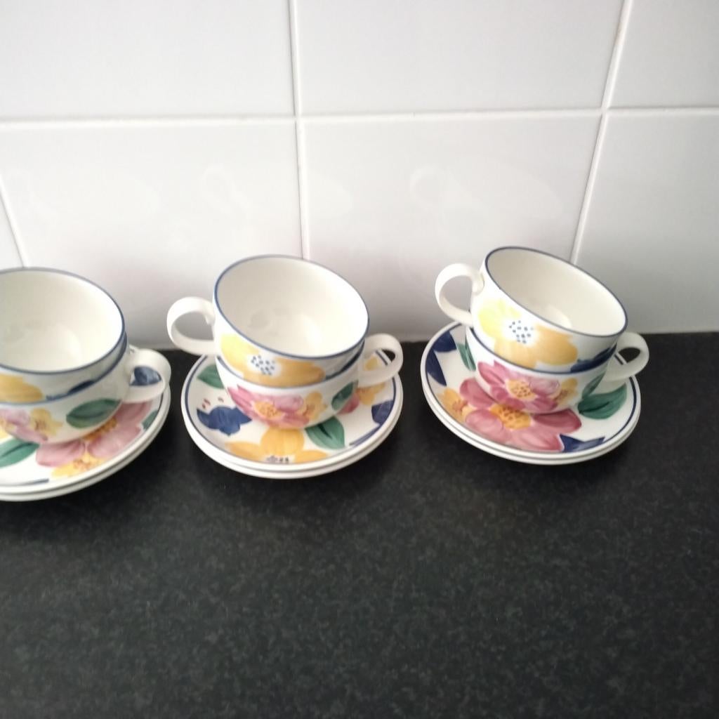 Johnson Engelse kop en schotels marie, Ophalen of Verzenden, Zo goed als nieuw, Overige stijlen, Kop(pen) en/of Schotel(s)