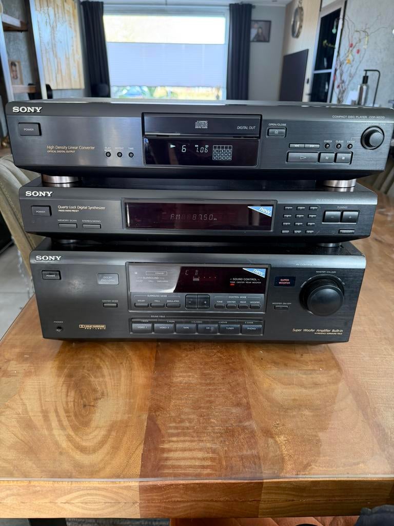 Sony stereo losse componenten, Ophalen of Verzenden, Zo goed als nieuw, Sony, Losse componenten