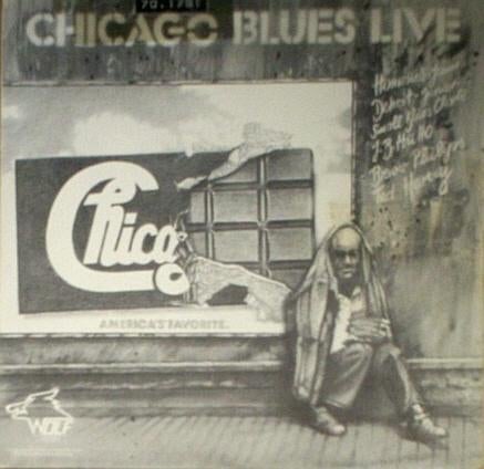 Chicago Blues Live verzamel LP met obscure bluesbands, Ophalen, Gebruikt, 1980 tot heden, 12 inch
