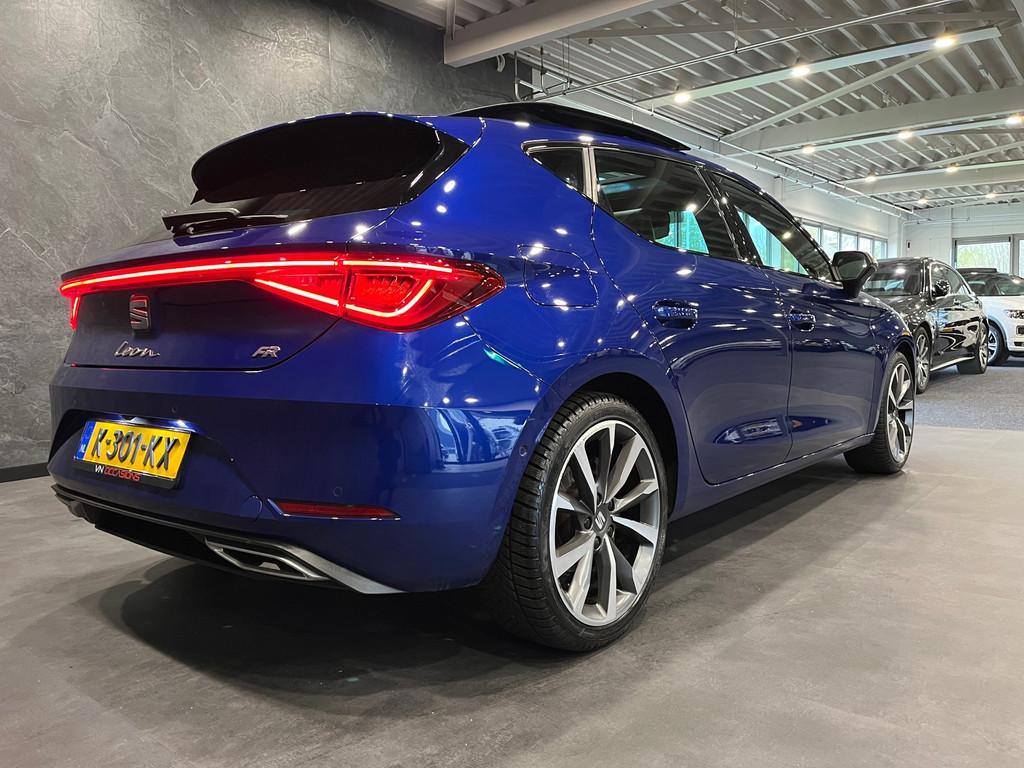 Seat Leon 1.5 eTSI FR DSG AUTOMAAT FULL OPTION NL AUTO, 4 cilinders, 150 pk, Leder en Stof, Origineel Nederlands