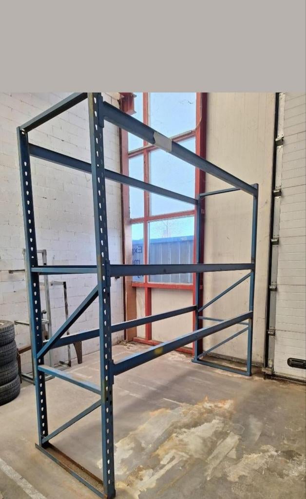 Stevige stalen palletstelling - gedemonteerd, Doe-het-zelf en Verbouw, Metalen, Ophalen, Gebruikt, Overige metalen