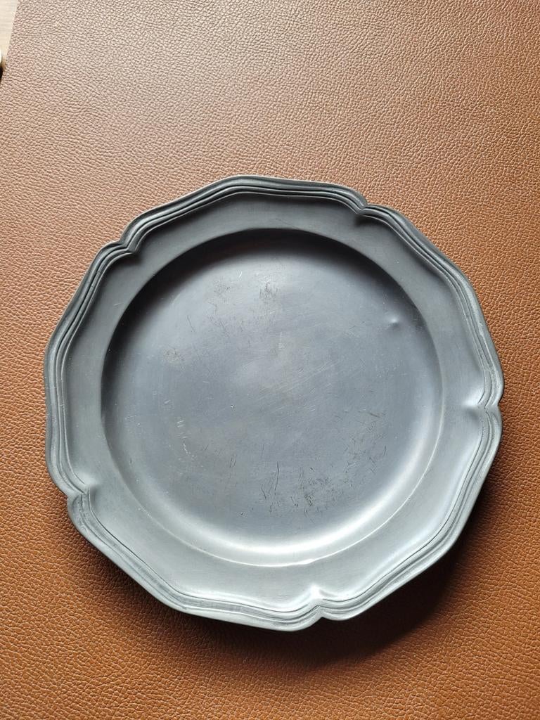 Tinnen bord, Antiek en Kunst, Antiek | Tin, Ophalen