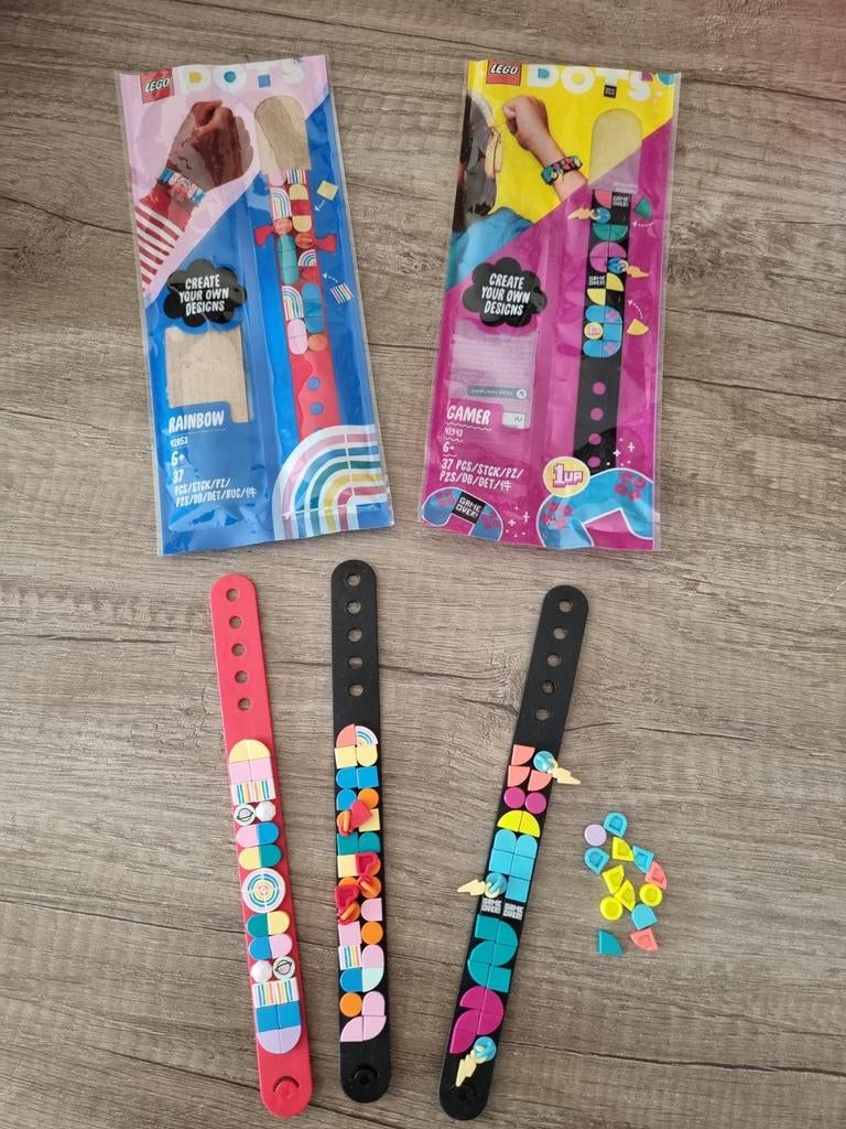 Lego Dots, speelgoed, set 3x, bijna gratis., Ophalen of Verzenden, Zo goed als nieuw, Versiering, Overige