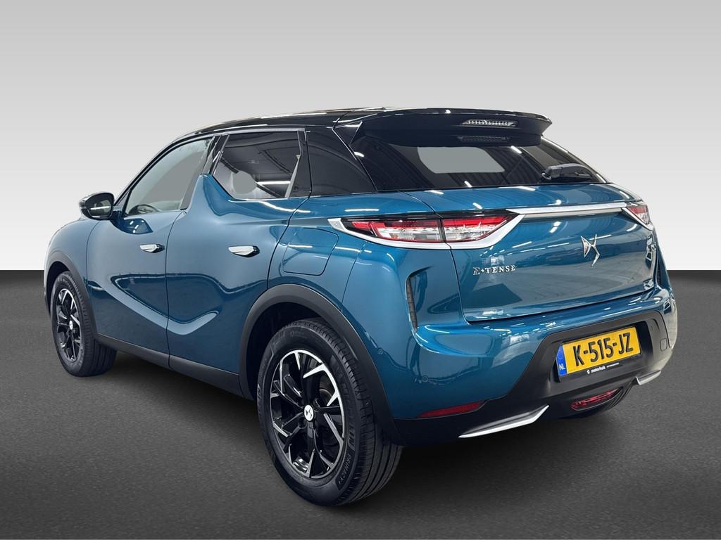 DS Ds 3 Crossback E-TENSE 136pk So Chic SOH 89%, Auto's, DS, Zwart, Blauw, 1498 kg, Origineel Nederlands