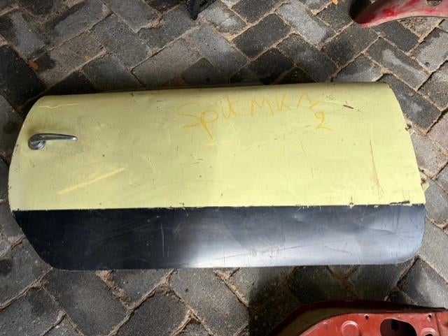 Triumph Spitfire MK1 rechter deur, Ophalen