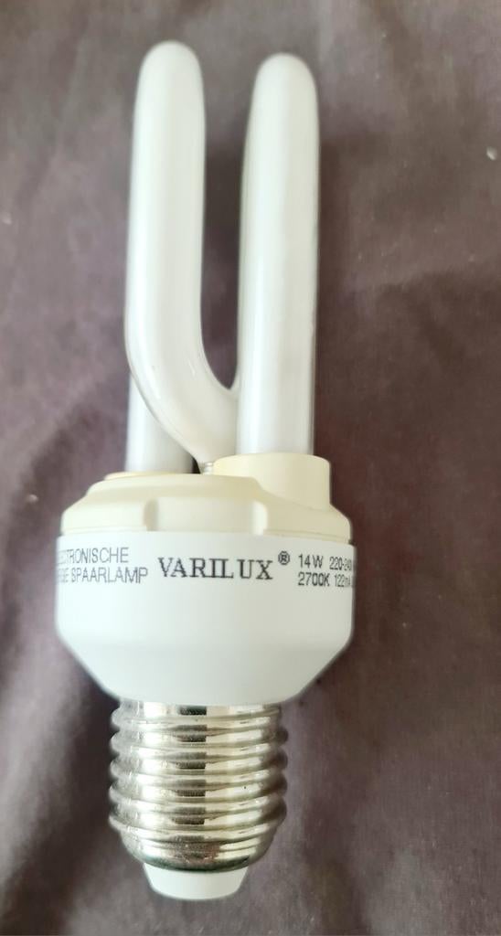 VARILUX Spaarlamp E27 14W (60W equivalent) 2700K, Gebruikt, Spaarlamp, Klassiek, 60 watt of meer