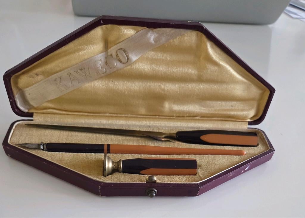 Vintage Kaweco Schrijfset in Originele Doos, Ophalen of Verzenden