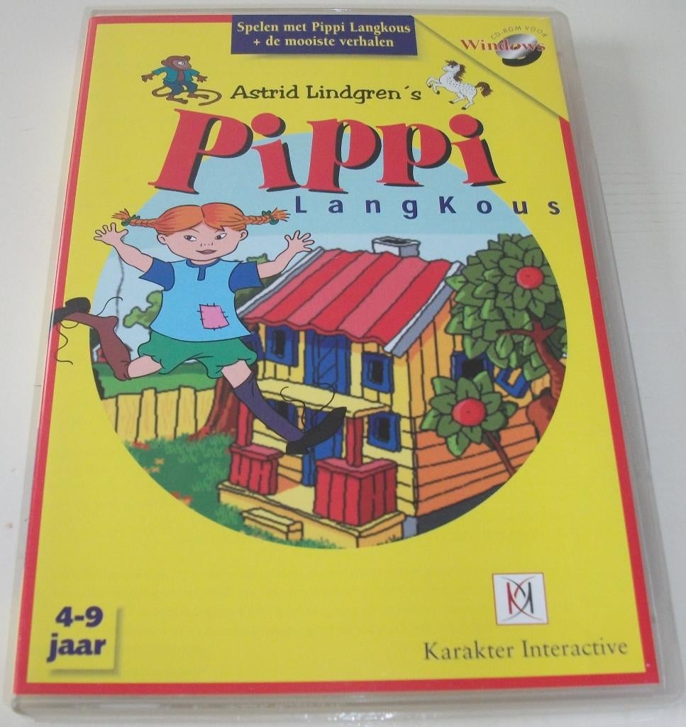 PC Game *** PIPPI LANGKOUS *** Astrid Lindgren, Puzzel en Educatief, 1 speler, Ophalen of Verzenden, Zo goed als nieuw