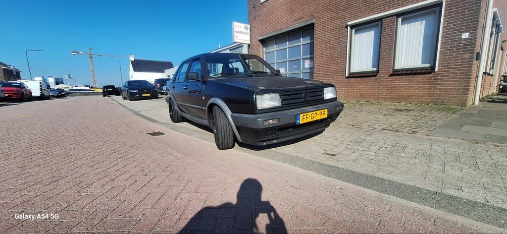 Volkswagen Jetta 1.8 20vt 1992 Zwart, Auto's, Voorwielaandrijving, 455 kg, 4 cilinders, 179 pk
