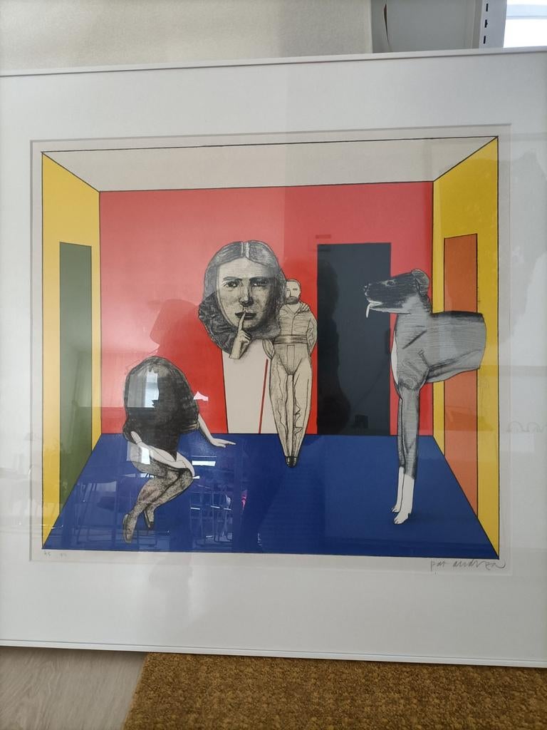 Litho van Pat Andrea - Gesigneerd en HC, Ophalen